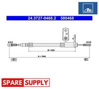CABLE, PARKING BRAKE FOR MERCEDES-BENZ R129 ATE 24.3727-0468.2