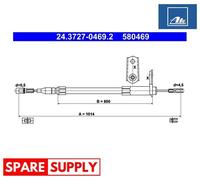 CABLE, PARKING BRAKE FOR MERCEDES-BENZ R129 ATE 24.3727-0469.2
