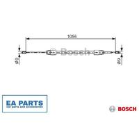 BOSCH 1 987 477 692 Handbrake cable