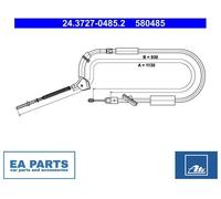 Cable, parking brake for MERCEDES-BENZ W169 ATE 24.3727-0485.2 NEW