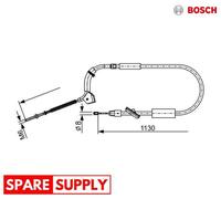 CABLE, PARKING BRAKE FOR MERCEDES-BENZ W169 BOSCH 1 987 482 490