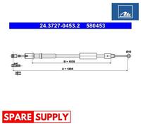 CABLE, PARKING BRAKE FOR MERCEDES-BENZ W639 ATE 24.3727-0453.2