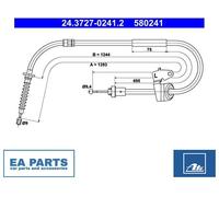 Cable, parking brake for MINI R56 ATE 24.3727-0241.2