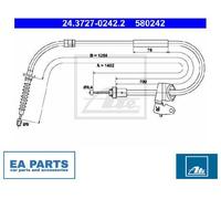 Cable, parking brake for MINI R57 ATE 24.3727-0242.2