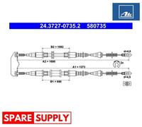 CABLE, PARKING BRAKE FOR OPEL ASTRA CLASSIC F ASTRA F ATE 24.3727-0735.2