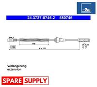 CABLE, PARKING BRAKE FOR OPEL ASTRA CLASSIC G ASTRA G ASTRA H ATE 24.3727-0746.2