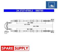 CABLE, PARKING BRAKE FOR OPEL ASTRA H ATE 24.3727-0785.2