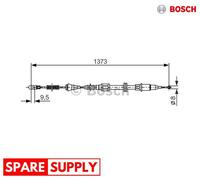 CABLE, PARKING BRAKE FOR OPEL CORSA B CORSA CLASSIC B BOSCH 1 987 477 309