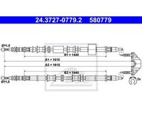 CABLE, PARKING BRAKE FOR OPEL MERIVA A ATE 24.3727-0779.2