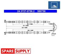 CABLE, PARKING BRAKE FOR OPEL ZAFIRA A ATE 24.3727-0756.2