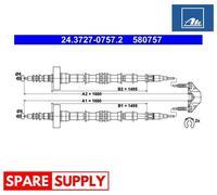 CABLE, PARKING BRAKE FOR OPEL ZAFIRA A ATE 24.3727-0757.2