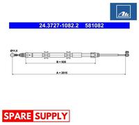 CABLE, PARKING BRAKE FOR RENAULT KANGOO ATE 24.3727-1082.2
