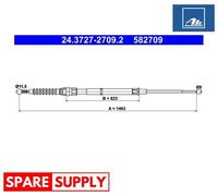 CABLE, PARKING BRAKE FOR SEAT LEON ATE 24.3727-2709.2