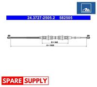 CABLE, PARKING BRAKE FOR SKODA OCTAVIA ATE 24.3727-2505.2