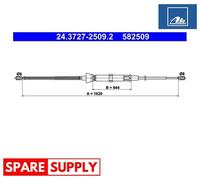 CABLE, PARKING BRAKE FOR SKODA OCTAVIA ATE 24.3727-2509.2