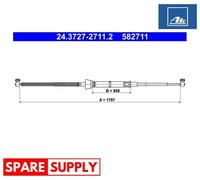 CABLE, PARKING BRAKE FOR SKODA RAPID ATE 24.3727-2711.2