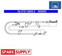 CABLE, PARKING BRAKE FOR SUZUKI SWIFT ATE 24.3727-2005.2