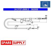 CABLE, PARKING BRAKE FOR SUZUKI SWIFT ATE 24.3727-2009.2