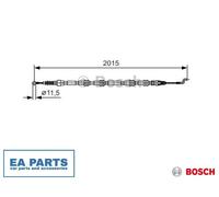 Cable, parking brake for VW CARAVELLE T5 Bus EUROVAN T5 BOSCH 1 987 482 017