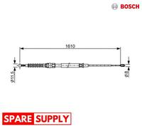 CABLE, PARKING BRAKE FOR VW GOLF TOURAN TOURAN BOSCH 1 987 482 326