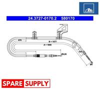 CABLE, PARKING BRAKE FOR VW PASSAT ATE 24.3727-0170.2
