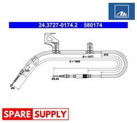 CABLE, PARKING BRAKE FOR VW PASSAT ATE 24.3727-0174.2