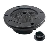 Cable Pass Through Wall Plate, 4inch Round Cable Wall Plate, Flame Retardant Grommets for Cables, Safe Pass Through, Raised Floor Airflow Management Home Tools