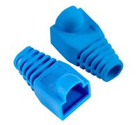 Cable Plug Protectors, Connector Cover Protectors For A Multicolor Pack Of 100(Blue)