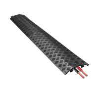 Cable Protection Ramp, Floor Protection for Power Cables on the Floor, Cable Cover for Office, for Outdoor Driveway, Garage, Garden, Office, Hotel, Street, Walkway