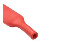 Cable Protection Sleeve 10/50 Meters 3:1 Heat Shrink Tube with Glue, Polyolefin Shrinking Assorted Wire Cable Sleeving Black/Red 1 piece(Red,2.4mm*50M)