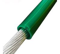Cable Protector,1m Snap-on High Voltage Insulation Sleeve, Customizable Electrical Insulating Sheath for Live-line Work, Green (ID 24mm/0.9in) - Safe Bare Cable Protection