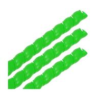 Cable Protector,2M 8/10/12mm Protection Sleeving Spiral Wound Flexible Wire Organizer Insulation Sleeve(Green,10mm)