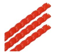 Cable Protector,2M 8/10/12mm Protection Sleeving Spiral Wound Flexible Wire Organizer Insulation Sleeve(Red,18mm)