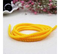 Cable Protector, Cord Cover, Wire Management Solution - USB & Earphone Cable Organiser in Flourescent Yellow, Pink & Purple