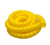 Cable Protector Cover, Tidy,10 Meters Spiral Wrap Organizer Flexible Pipe Protection Winding Sleeve Tube Line Anti-Clutter(Yellow,ID 30mm)