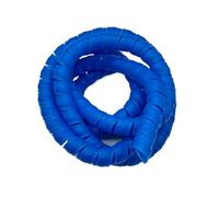 Cable Protector Cover, Tidy,2 Meters Heavy Duty Machine Pipe Spiral Sleeve Winding Wrap Tube for Hydraulic Oil Line Protection Anti-Clutter(Blue,ID 60mm)