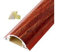 Cable Protector Floor Cable Cover Protector, Aluminum Alloy Self-Adhesive Raceway Trips Multiple Sizes Multicolor 1m(Red-NO.5-W-50mm(1-97/100in))