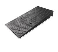 Cable Protector Ramp Rubber and Plastic Step Pad Ramp Curb Household Car Road Threshold Climbing Triangle Speed Bump Uphill Slope, Along The(50x100x17CM)