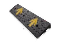 Cable Protector Ramp Rubber and Plastic Step Pad Ramp Curb Household Car Road Threshold Climbing Triangle Speed Bump Uphill Slope, Along The(100x25x6CM)