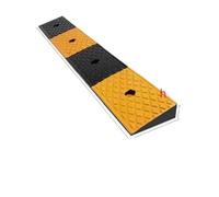 Cable Protector Ramp Rubber Step Pad Ramp Curb Household Car Road Threshold Climbing Triangle Speed Bump Uphill Slope, Along The Ladde(Color2 100x15x3CM)