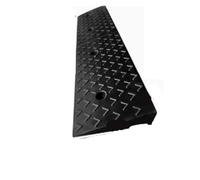Cable Protector Ramp Rubber Step Pad Ramp Curb Household Car Road Threshold Climbing Triangle Speed Bump Uphill Slope, Along The Ladde(98x25x8CM)