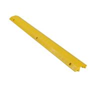 Cable Protector, Speed Bumps for Driveway Heavy Duty PVC Duct Easy to Unroll, Hide Extension Cords, Protect Cords Prevent Trip Hazard for Home Office or Outdoor Settings(Yellow)
