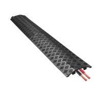 Cable Protector - Sturdy Material PVC Pressure-Resistant Anti-Stepping Drive Over Cablle Protector | Protective Cable Ramp for Garden Garage Sidewalk Walkway Asphalt Outside Gravel Road