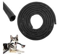 Cable Protectors for Cords, 4M Ft Black Chew Proof Cord Protectors from Pets No Chew Wire Protector for Pets 1/2inch Flexible Cable Sleeve Cord Management Covers for USB, Power, Charge, Video Cords