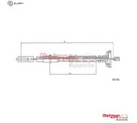 Fits METZGER 10.315 CLUTCH CABLE ⭐UK Stock⭐
