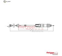 METZGER 11.2199 Clutch Cable