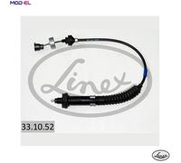 Clutch cable 33.10.52 LINEX for PEUGEOT 206 Hatchback 206 CC 206 SW 206+