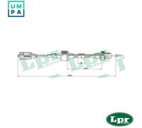LPR C0125C Clutch Cable