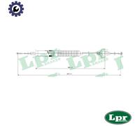 LPR C0266C Clutch Cable