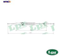LPR C0266C Clutch Cable
